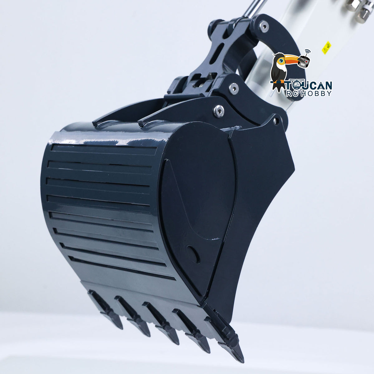 TOUCAN RC HOBBY 1/12 Metal Hydraulic Remote Control Excavator LR976 6CH Valves RC Digger RTR Model Dual Pump Brushless Motor Light Sound System