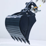 In Stock Pre-Order 1/12 Metal Hydraulic Remote Control Excavator LR976 6CH Valves RC Digger RTR Model Dual Pump Brushless Motor Light Sound System
