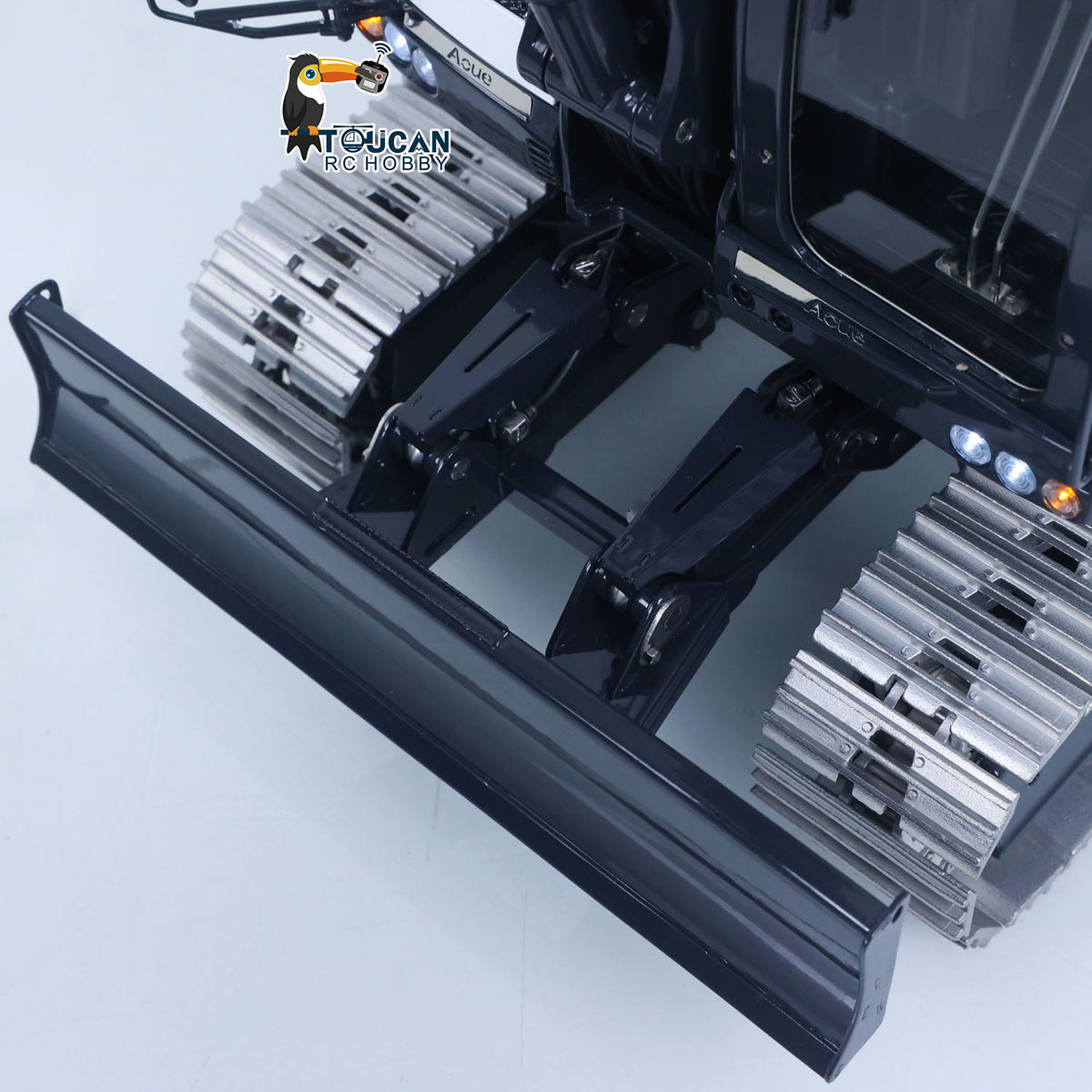 TOUCAN RC HOBBY PROMOTION LESU Metal 1/14 Hydraulic 4 Arms RC Excavator MC15 Remote Control Digger Model 15MC 9 Ways Valve Dual Pumps Quick Coupler