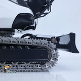 LESU Metal 1/14 Hydraulic 4 Arms RC Excavator MC15 Remote Control Digger Model 15MC 9 Ways Valve Dual Pumps Quick Coupler