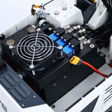 In Stock Pre-Order 1/12 Metal Hydraulic Remote Control Excavator LR976 6CH Valves RC Digger RTR Model Dual Pump Brushless Motor Light Sound System