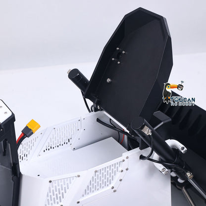 TOUCAN RC HOBBY D155AX Metal 1/12 RC Hydraulic Bulldozer Remote Control Heavy Machine 7 Way Reversing Valve for Hobbyists