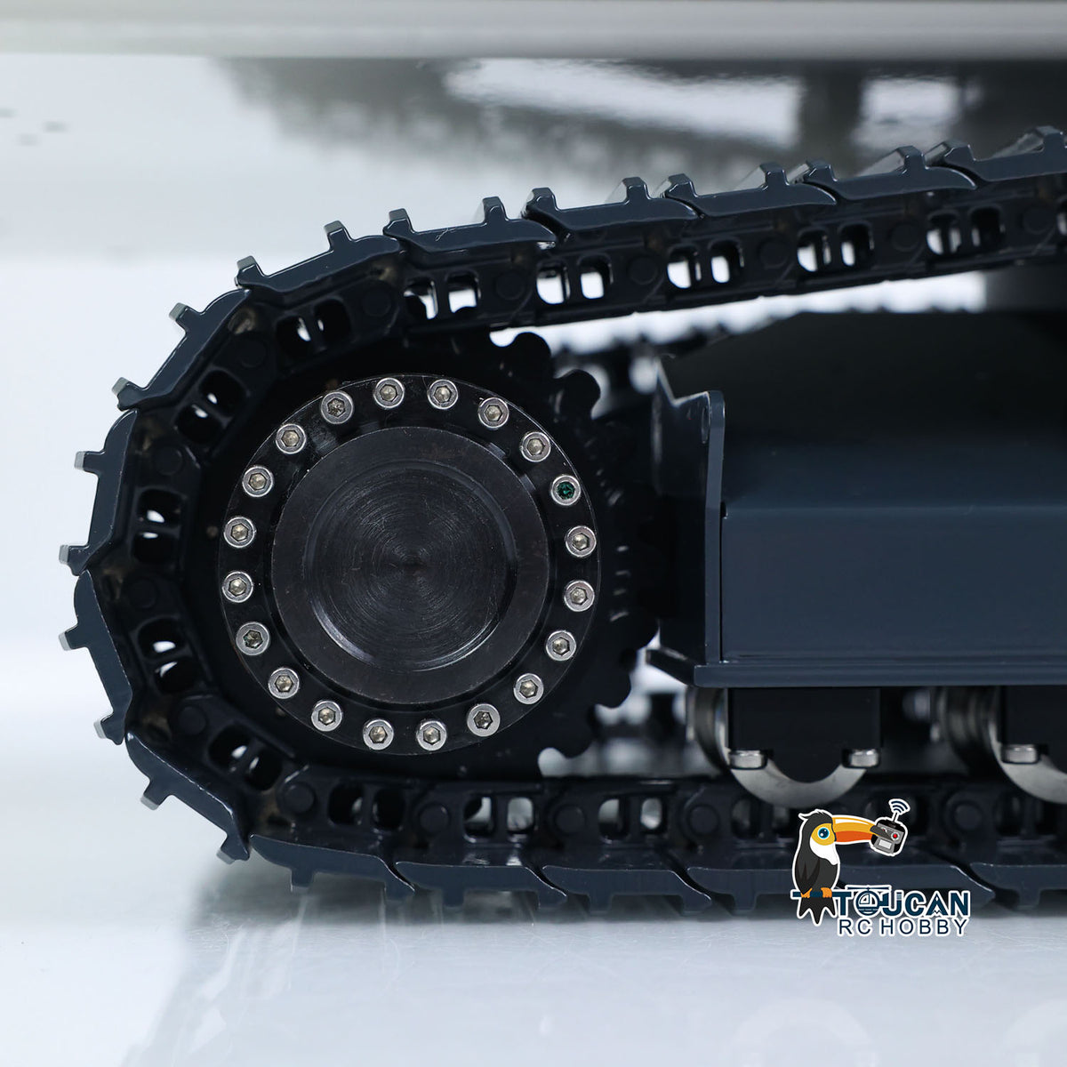 TOUCAN RC HOBBY 1/12 Metal Hydraulic Remote Control Excavator LR976 6CH Valves RC Digger RTR Model Dual Pump Brushless Motor Light Sound System