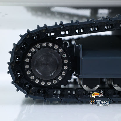 TOUCAN RC HOBBY 1/12 Metal Hydraulic Remote Control Excavator LR976 6CH Valves RC Digger RTR Model Dual Pump Brushless Motor Light Sound System