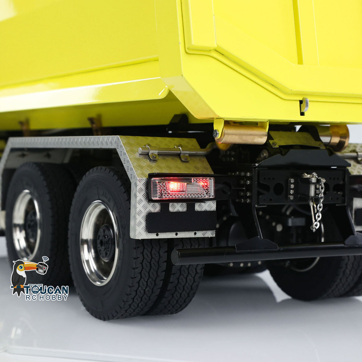 TOUCAN RC HOBBY  G88 1/14 Metal 8x8 RC Hydraulic Roll On Off Dump Truck 3 Speed Transmission Differential Lock ST8 Controller for Construction Collectors