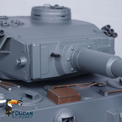 Mato 100% Metall 1/16 Grau Deutsch Tiger I Infrarot Version KIT RC Tank 1220 Obere Wanne Chassis Ketten Barrel