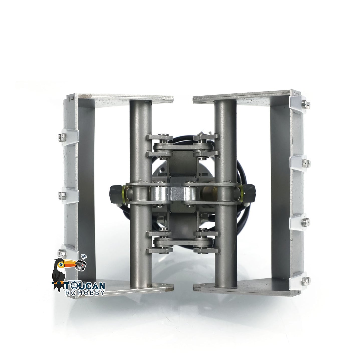 Hydraulische Zweischalengreiferschaufel aus Metall für 1/14 RC-Krankipper-Auto-Muldenkipper-Modell, zusammengebautes Simulationsfahrzeug, Hobby-Modell, DIY-Teile