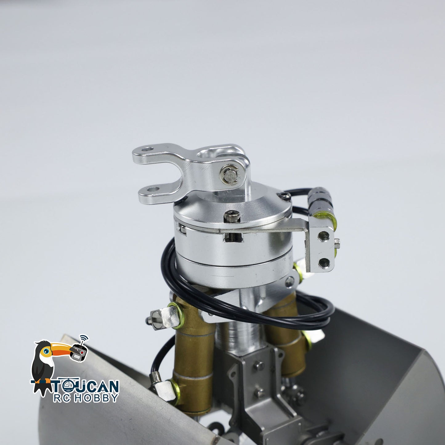 Hydraulische Zweischalengreiferschaufel aus Metall für 1/14 RC-Krankipper-Auto-Muldenkipper-Modell, zusammengebautes Simulationsfahrzeug, Hobby-Modell, DIY-Teile
