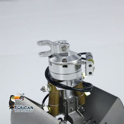 Hydraulische Zweischalengreiferschaufel aus Metall für 1/14 RC-Krankipper-Auto-Muldenkipper-Modell, zusammengebautes Simulationsfahrzeug, Hobby-Modell, DIY-Teile