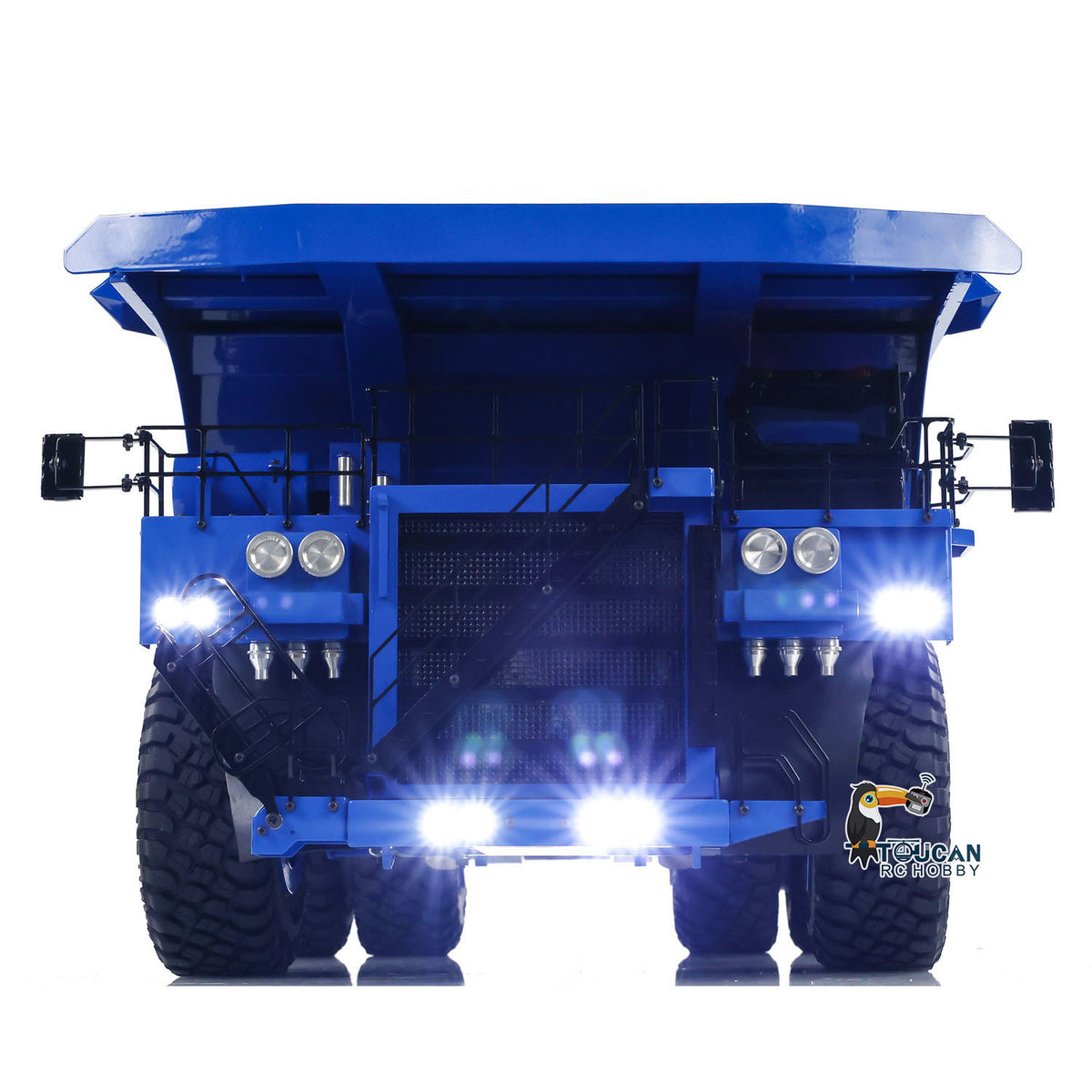LZGH-C793D 1/20 Metal RC Hydraulic Self-Dump Mine Hauler Rock Tire w/Flysky I6X Radio Battery Excluded