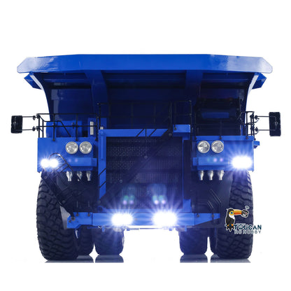 LZGH-C793D 1/20 Metal RC Hydraulic Self-Dump Mine Hauler Rock Tire w/Flysky I6X Radio Battery Excluded