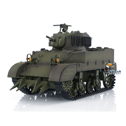 1/16 RC RTR-Panzer US M5A1 Stuart VI, ferngesteuerter leichter Panzer mit 360 Grad drehbarem Funkgerät mit zwei Batterien
