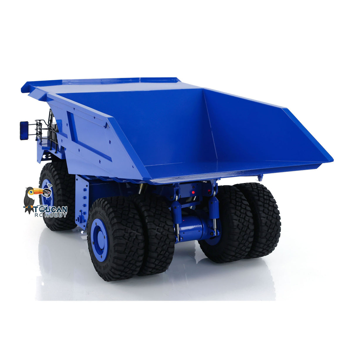 1/20 LZGH-C793D Metal Hydraulic RC Dump Truck RTR Yellow Rock Tread Tire