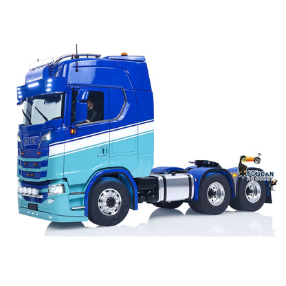 RTR Unitru 06 770S 1/14 Remote Control Tractor Truck 6X6 Metal Chassis 2Speed Gearbox Smoke Lights Sounds Brushless Motor ESC