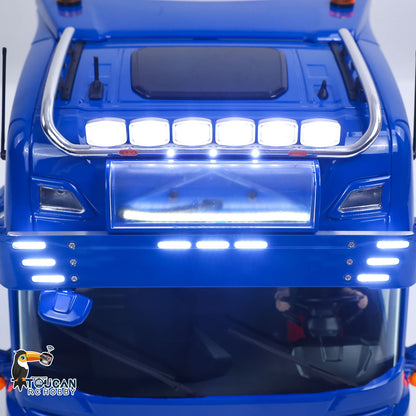 RTR Unitru 06 770S 1/14 Remote Control Tractor Truck 6X6 Metal Chassis 2Speed Gearbox Smoke Lights Sounds Brushless Motor ESC