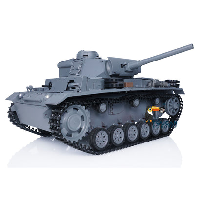 Mato 100 % Metall, Maßstab 1/16, grau, deutscher Panther III, Infrarot-Version, KIT RC-Panzer 1223, Modellrumpf, Antriebsräder, Ketten