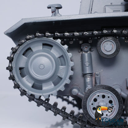 Mato 100 % Metall, Maßstab 1/16, grau, deutscher Panther III, Infrarot-Version, KIT RC-Panzer 1223, Modellrumpf, Antriebsräder, Ketten