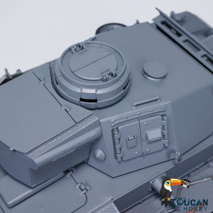 Mato 100 % Metall, Maßstab 1/16, grau, deutscher Panther III, Infrarot-Version, KIT RC-Panzer 1223, Modellrumpf, Antriebsräder, Ketten