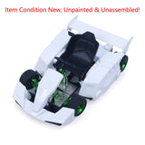 JDM 298B 1/10 Plastic RC Go-Kart DIY Model Radio Controlled Electric Racing Vehicle Unlimited Retrofit for Advanced Player