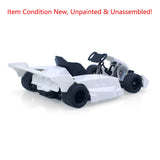 JDM 298B 1/10 Plastic RC Go-Kart DIY Model Radio Controlled Electric Racing Vehicle Unlimited Retrofit for Advanced Player