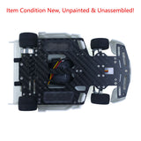 JDM 298B 1/10 Plastic RC Go-Kart DIY Model Radio Controlled Electric Racing Vehicle Unlimited Retrofit for Advanced Player