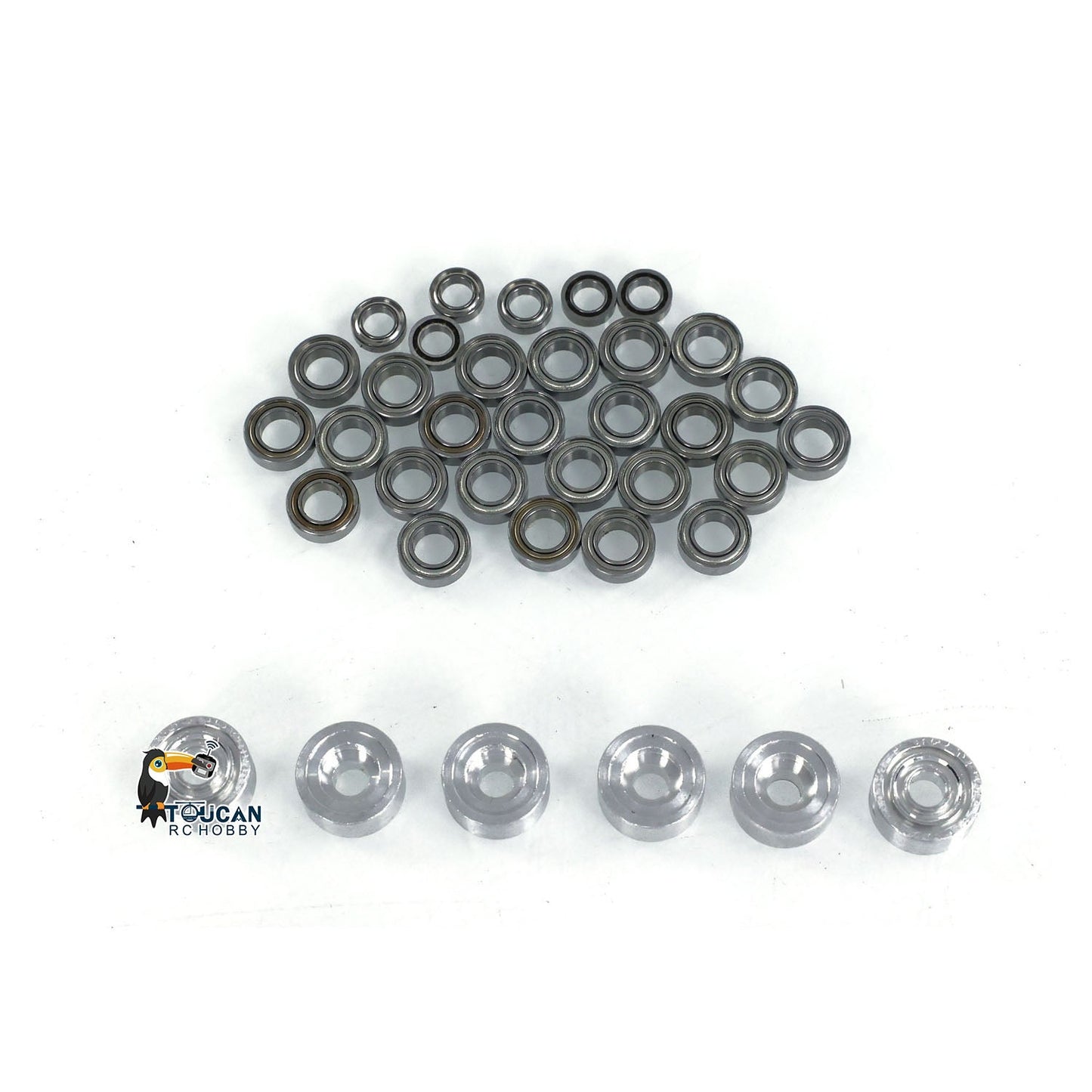 Set of Metal Road Wheels For 1/16 Scale Heng Long Russian T90 RC Main Battle Tank 3938 Model Spare Parts Durable Accessories