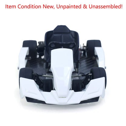 KIT JDM 298A 1/10 4x2 RC Go-Kart Unlimited DIY Model Vehicle Remote Control Electric Racing Car Motor No Battery for Adult