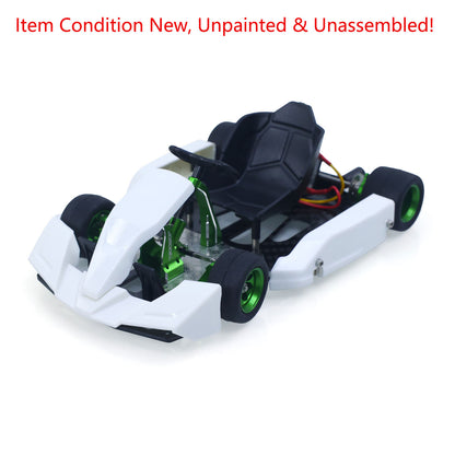 KIT JDM 298A 1/10 4x2 RC Go-Kart Unlimited DIY Model Vehicle Remote Control Electric Racing Car Motor No Battery for Adult