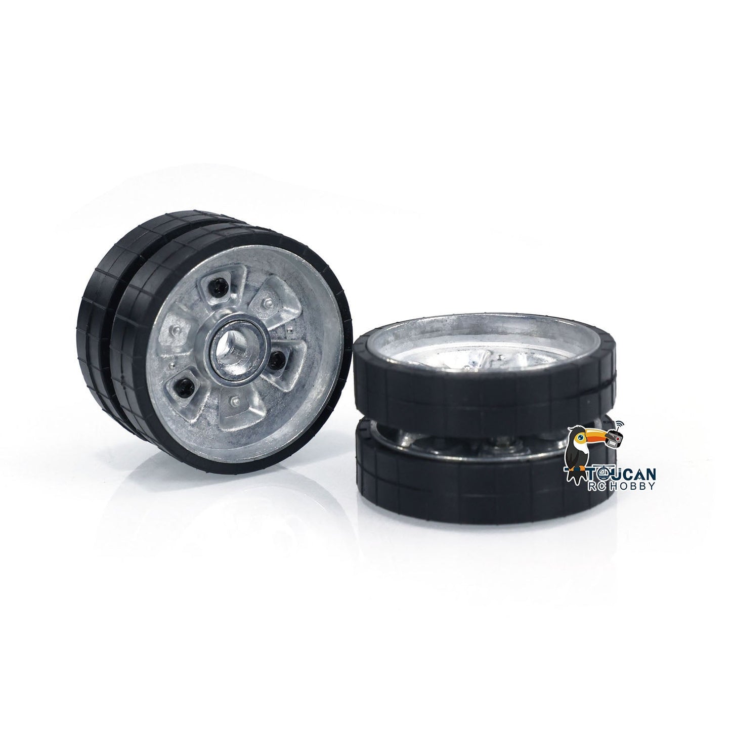 Set of Metal Road Wheels For 1/16 Scale Heng Long Russian T90 RC Main Battle Tank 3938 Model Spare Parts Durable Accessories
