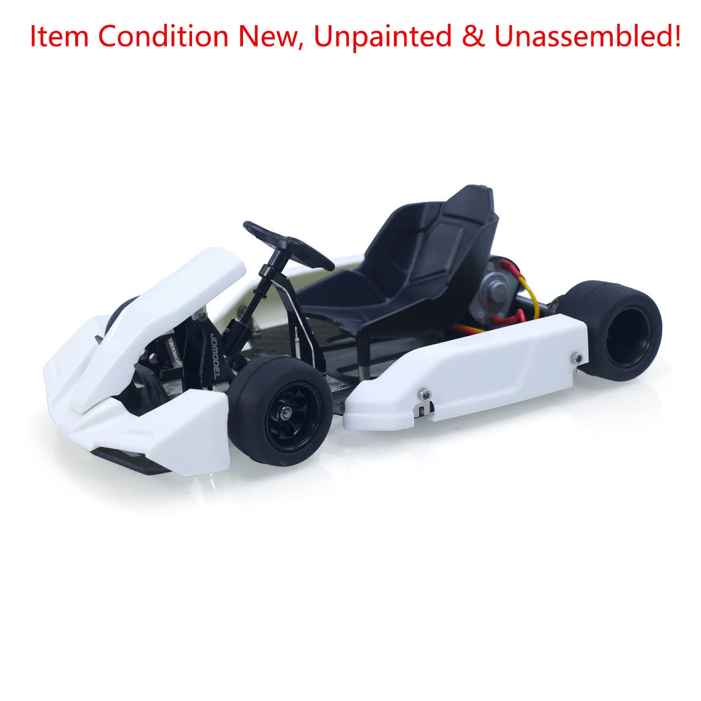 KIT JDM 298A 1/10 4x2 RC Go-Kart Unlimited DIY Model Vehicle Remote Control Electric Racing Car Motor No Battery for Adult