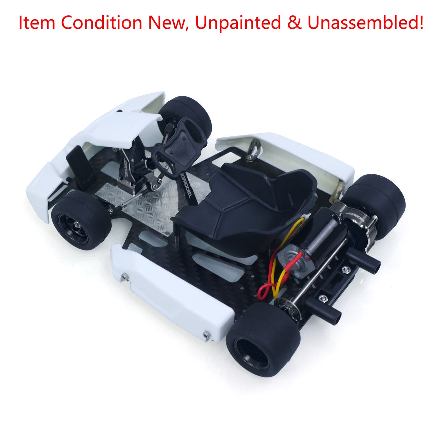 KIT JDM 298A 1/10 4x2 RC Go-Kart Unlimited DIY Model Vehicle Remote Control Electric Racing Car Motor No Battery for Adult
