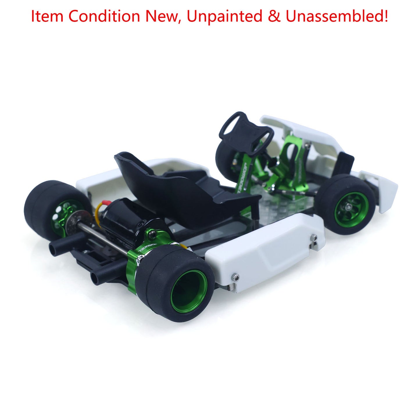 KIT JDM 298A 1/10 4x2 RC Go-Kart Unlimited DIY Model Vehicle Remote Control Electric Racing Car Motor No Battery for Adult