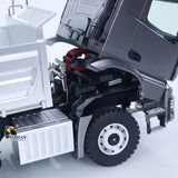 Fast  Free Shipping 2.4G RC Electric Lifting Dumper 5702 Model 1:14 6*6 Remote Control Tipper Lifting Rod Vehicle Sound Light Motor