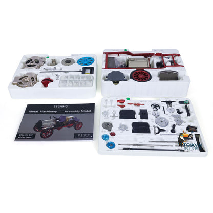 TOUCAN RC HOBBY TECHING Alloy Simulation Engine Classic Car Boutique Display DIY Metal Machinery Cars Model Decorative Kits Works of Art