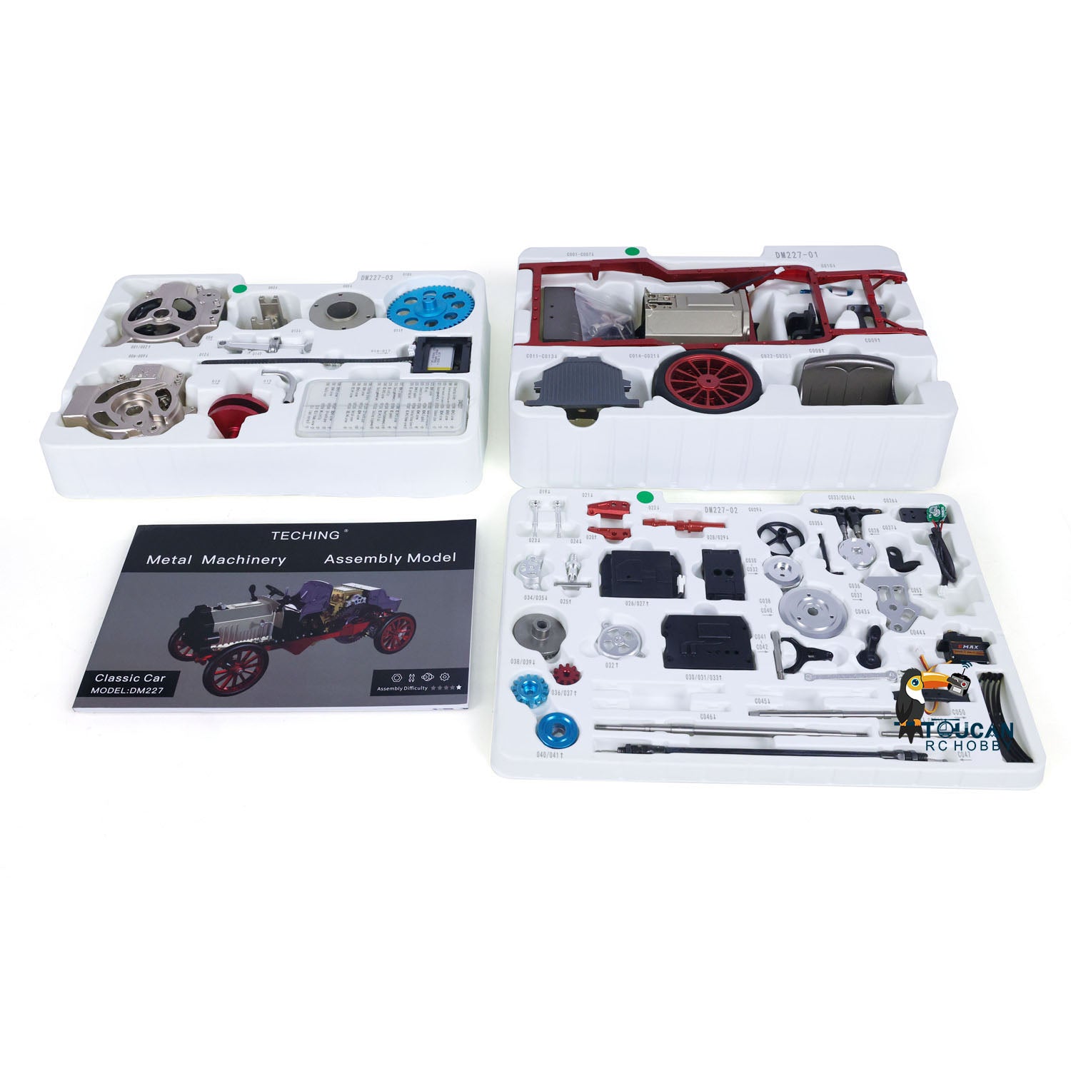TECHING Alloy Simulation Engine Classic Car Boutique Display DIY