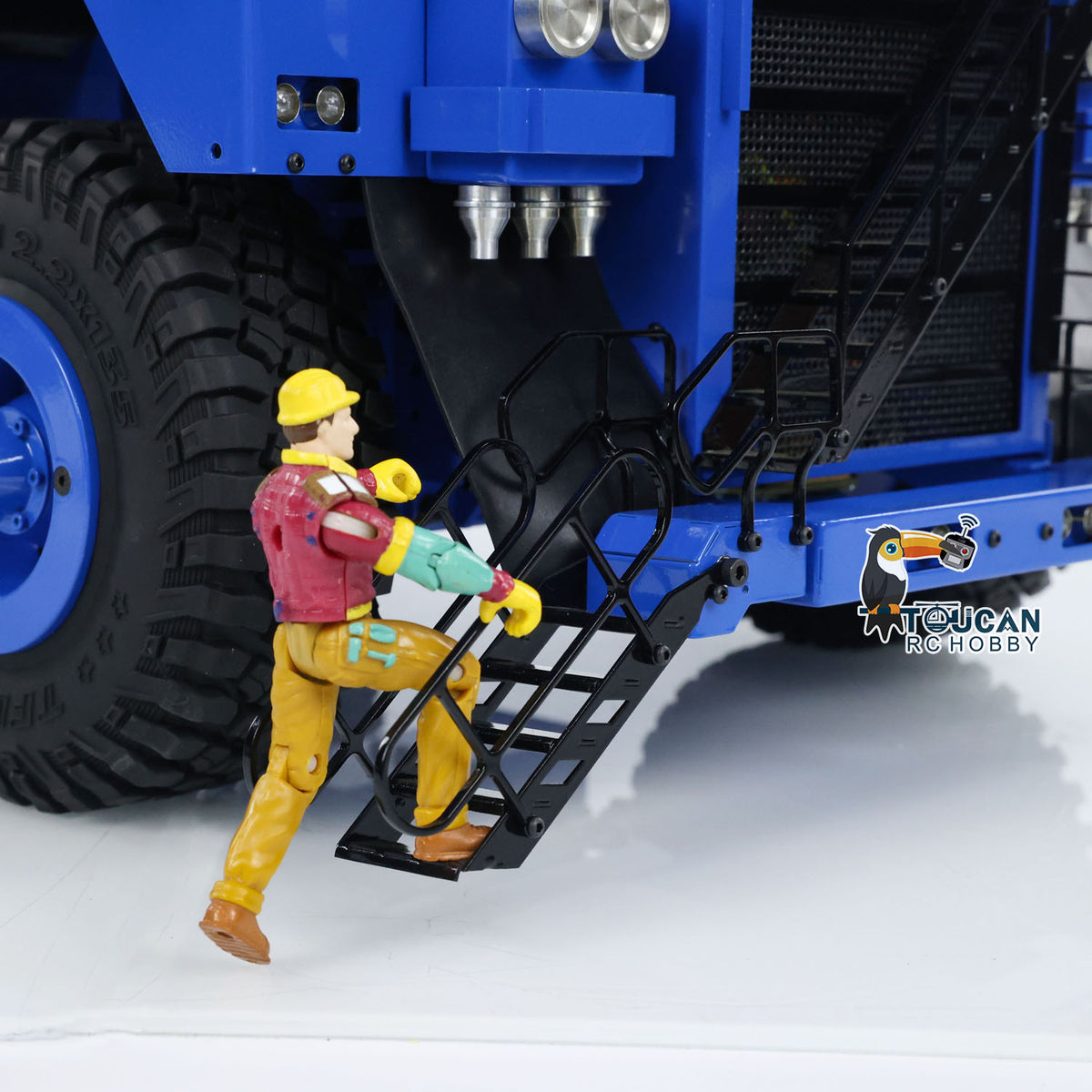 1/20 LZGH-C793D Ready to Run Metal RC Hydraulic Dump Truck Off-Road Rock Tread