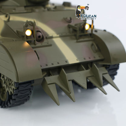 1/16 RC RTR-Panzer US M5A1 Stuart VI, ferngesteuerter leichter Panzer mit 360 Grad drehbarem Funkgerät mit zwei Batterien