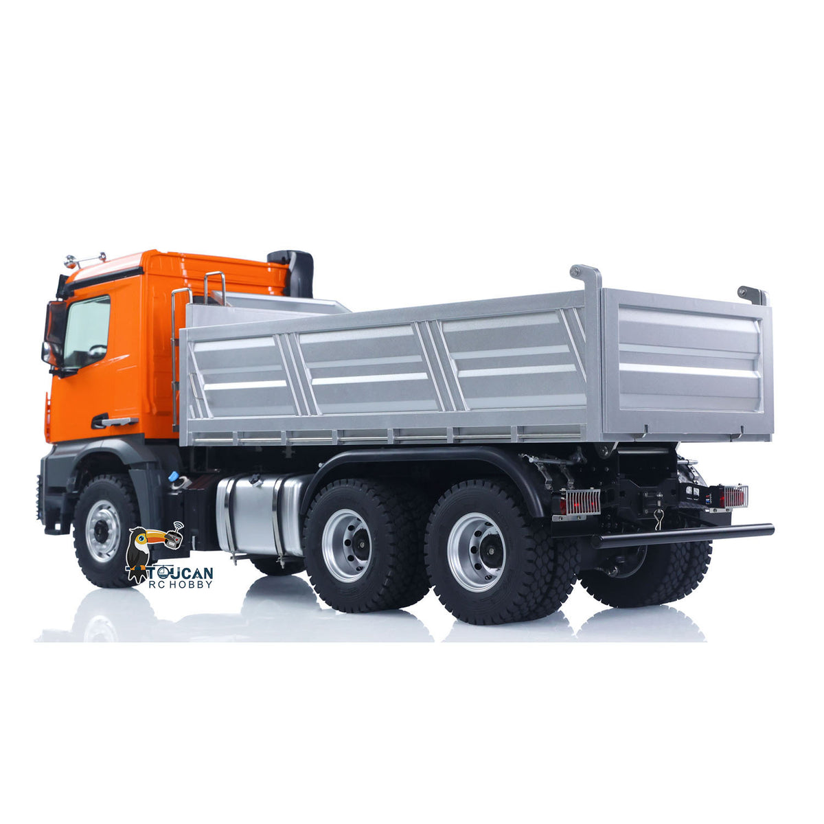 €80 OFF 11.11 BIG SALE 1/14 Kabolite 5702 RC Construction Dump Truck 6x6 Remote Control Tipper Vehicle Electric Lift Bed 2-Speed Gearbox Light Sound