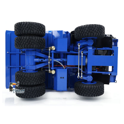 LZGH-C793D 1/20 Metal Hydraulic RC Dump Mining Truck Rock Tread Tire w/Radio Light Warning Sound No Battery