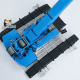 Toucanhobby D1220 1/14 Metal RC Hydraulic Telescopic Crawler Crane Truck Engineering Vehicle 10CH Valve Brushless ESC for Adults