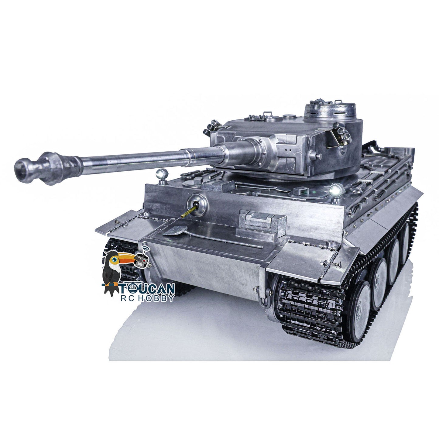 Mato 100 % Metall, Maßstab 1/16, deutscher Tiger I BB-Schießsatz, RC-Panzer 1220, Oberrumpf, Chassis, Fernbedienungsmodell