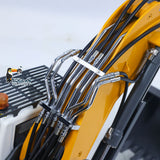 KABOLITE 1/18 K962 100S Remote Control Hydraulic Excavator RC Digger Electric Claw Ripper Hammer Construction Car Machine Toys