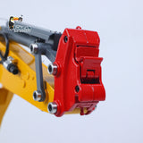 KABOLITE 1/18 K962 100S Remote Control Hydraulic Excavator RC Digger Electric Claw Ripper Hammer Construction Car Machine Toys