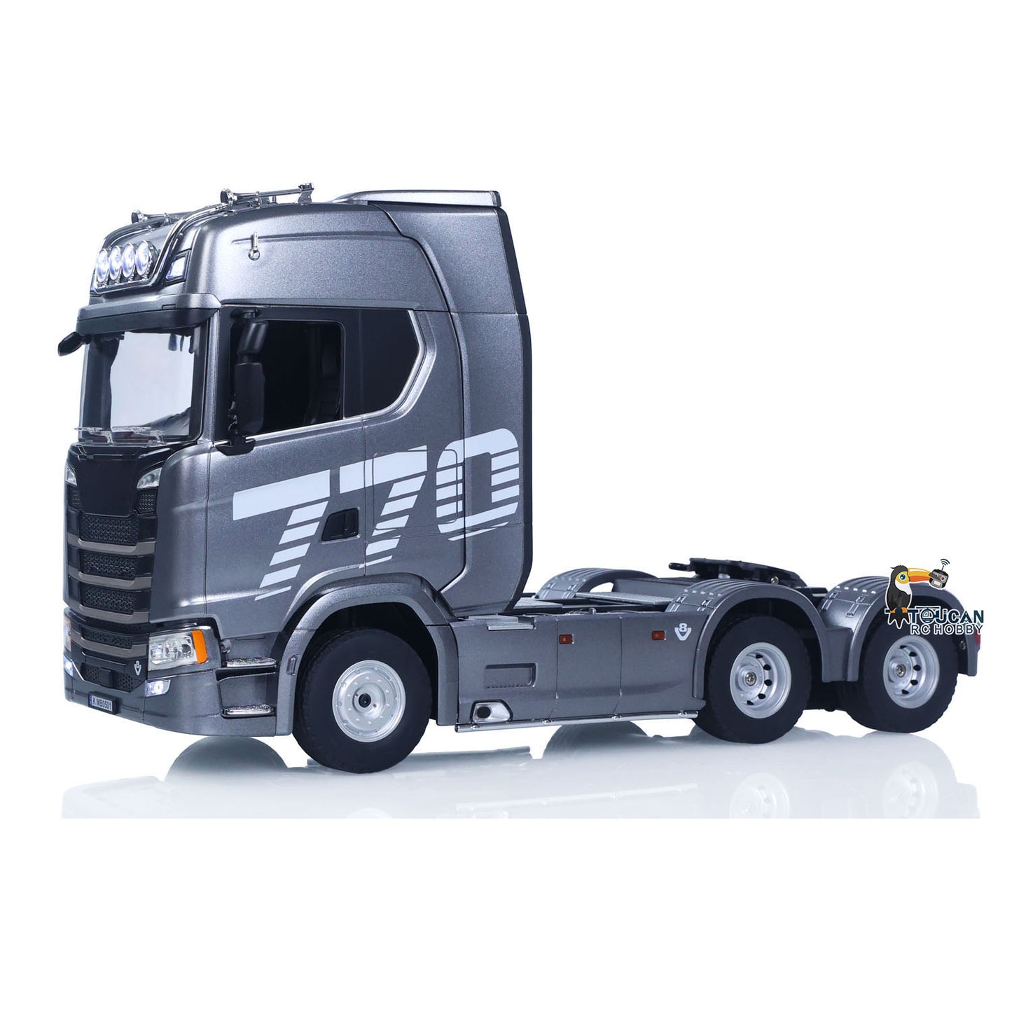 Fast Free Shipping 1/18 Plastic 6X4 Remote Control Tractor Truck SC 770S 1501 RWD RC Lorry Vehicle Light Ready to Run Model Toys
