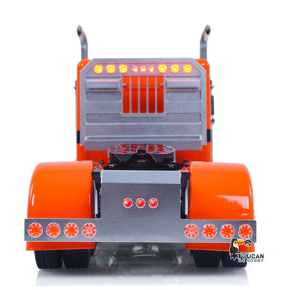 In Stock TOUCAN 1/14 8x4 Tractor Truck 56344 Remote Control Construction Truck Lifting Steering Axle 3-Speed Smoke Unit Light Sound System RTR Model