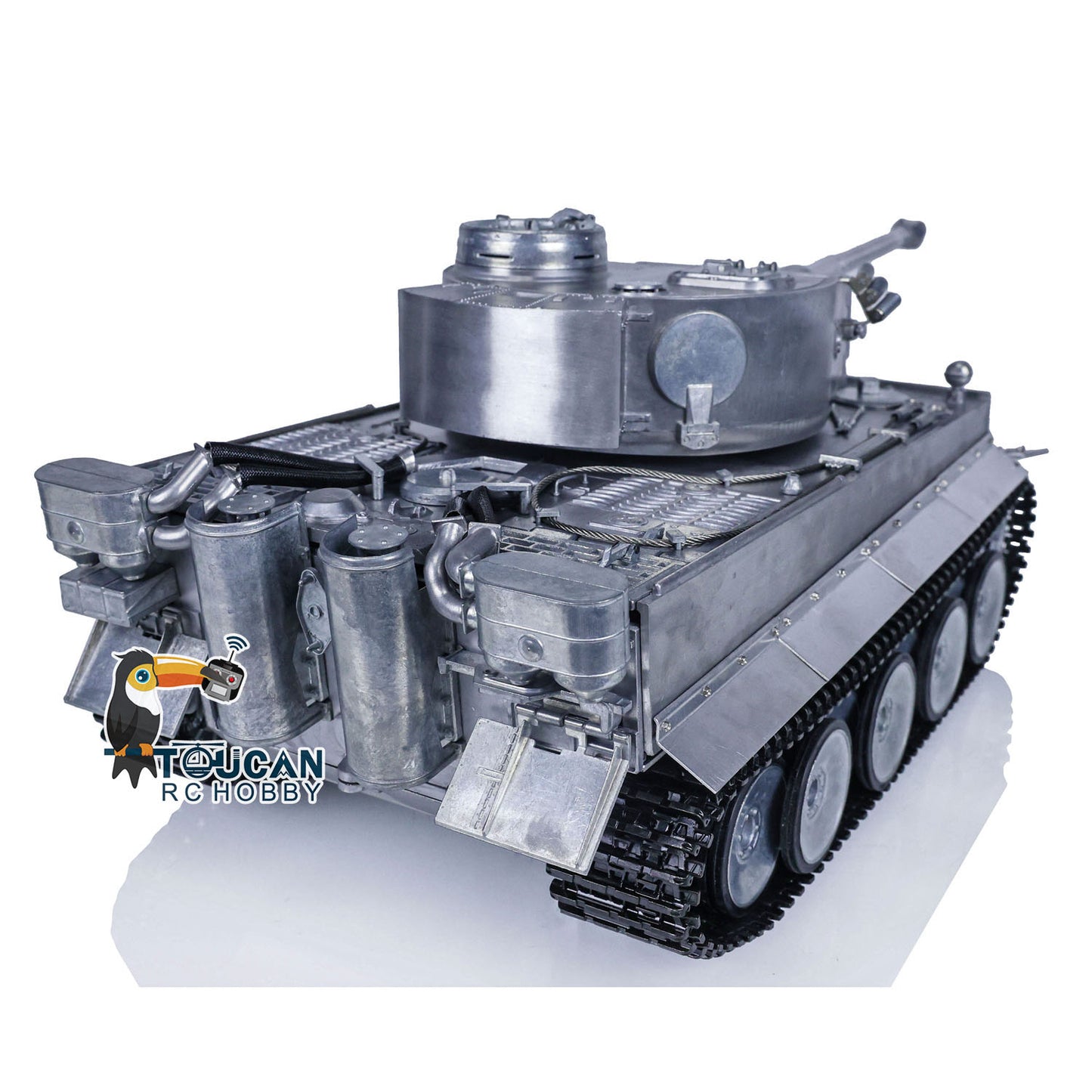 Mato 100 % Metall, Maßstab 1/16, deutscher Tiger I BB-Schießsatz, RC-Panzer 1220, Oberrumpf, Chassis, Fernbedienungsmodell