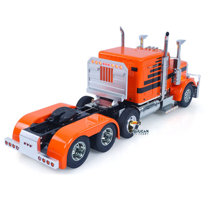 In Stock TOUCAN 1/14 8x4 Tractor Truck 56344 Remote Control Construction Truck Lifting Steering Axle 3-Speed Smoke Unit Light Sound System RTR Model