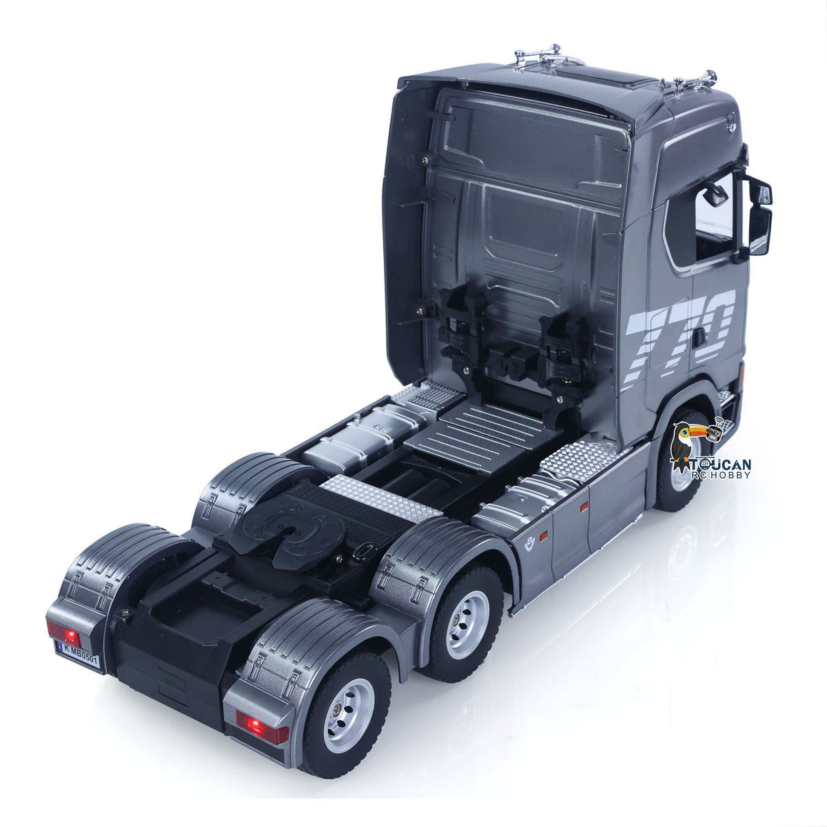 Fast Free Shipping 1/18 Plastic 6X4 Remote Control Tractor Truck SC 770S 1501 RWD RC Lorry Vehicle Light Ready to Run Model Toys