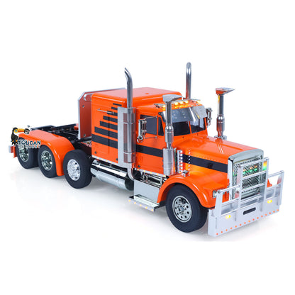 In Stock TOUCAN 1/14 8x4 Tractor Truck 56344 Remote Control Construction Truck Lifting Steering Axle 3-Speed Smoke Unit Light Sound System RTR Model