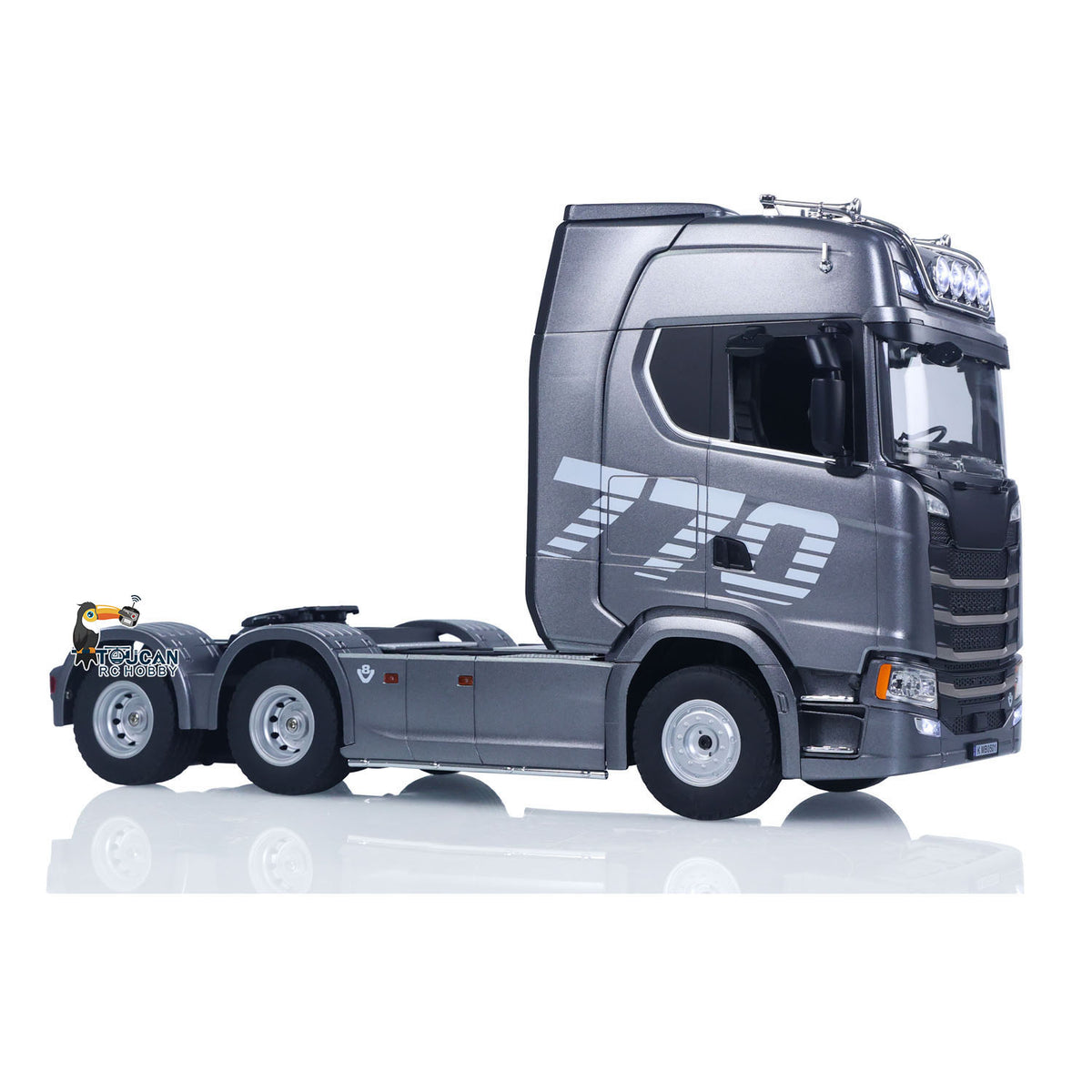 Fast Free Shipping 1/18 Plastic 6X4 Remote Control Tractor Truck SC 770S 1501 RWD RC Lorry Vehicle Light Ready to Run Model Toys
